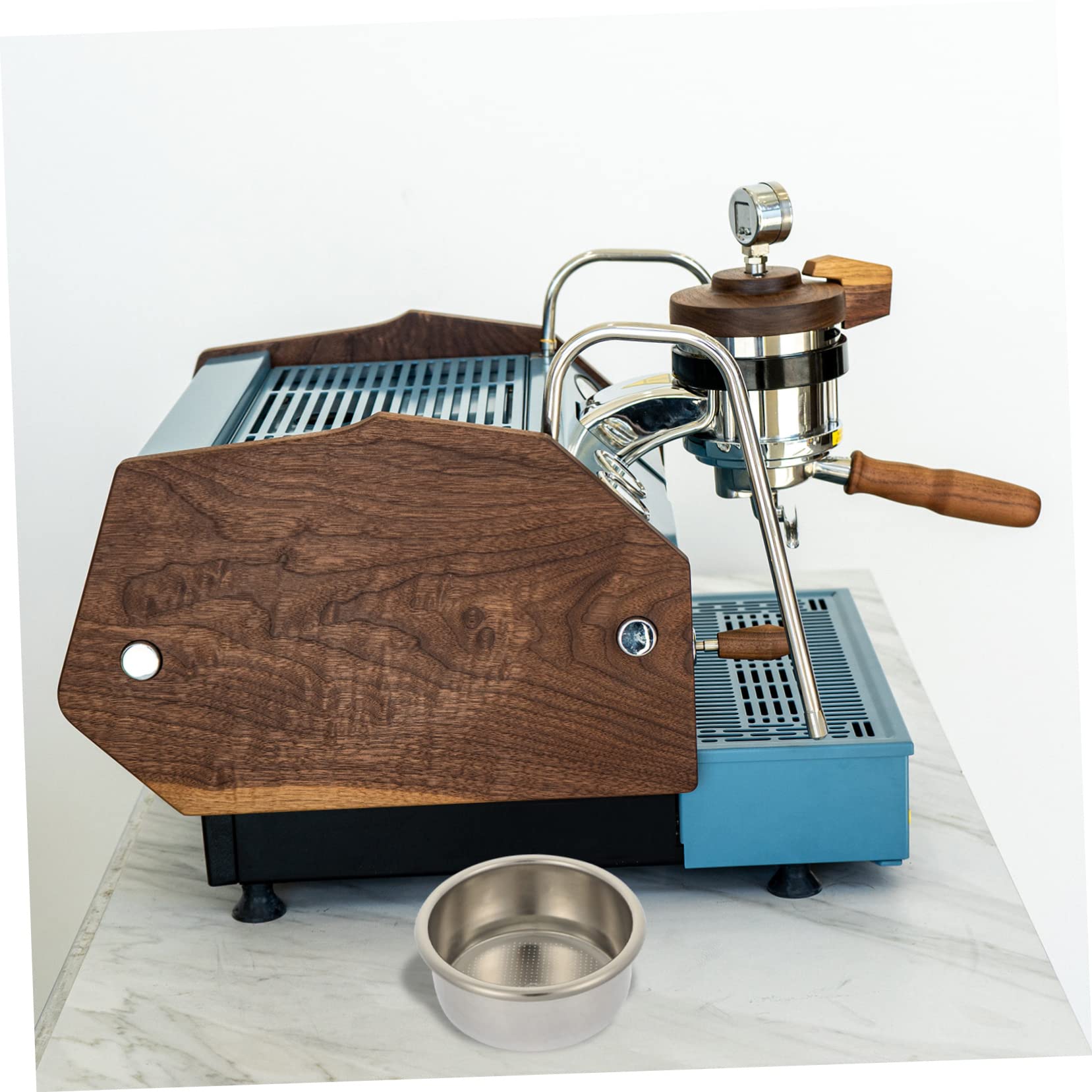 OSALADI 4piezas Cesta De Filtro De Café De Acero Inoxidable Para Cafetera Espresso Reutilizable y Fácil De Usar Compatible Varios Modelos Diseño De Múltiples Agujeros Para Café