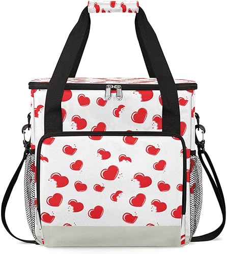 Bolsa de transporte para cafetera con estampado de corazón Beating para Keurig K-Mini o K-Mini Plus K-Mini Plus K-Cup Pods, portátil, bolsa de viaje disponible en Yaxa Venezuela