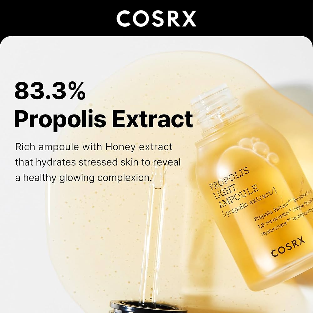 Amazon.com: COSRX Propolis Ampoule, Glow Boosting Serum for
