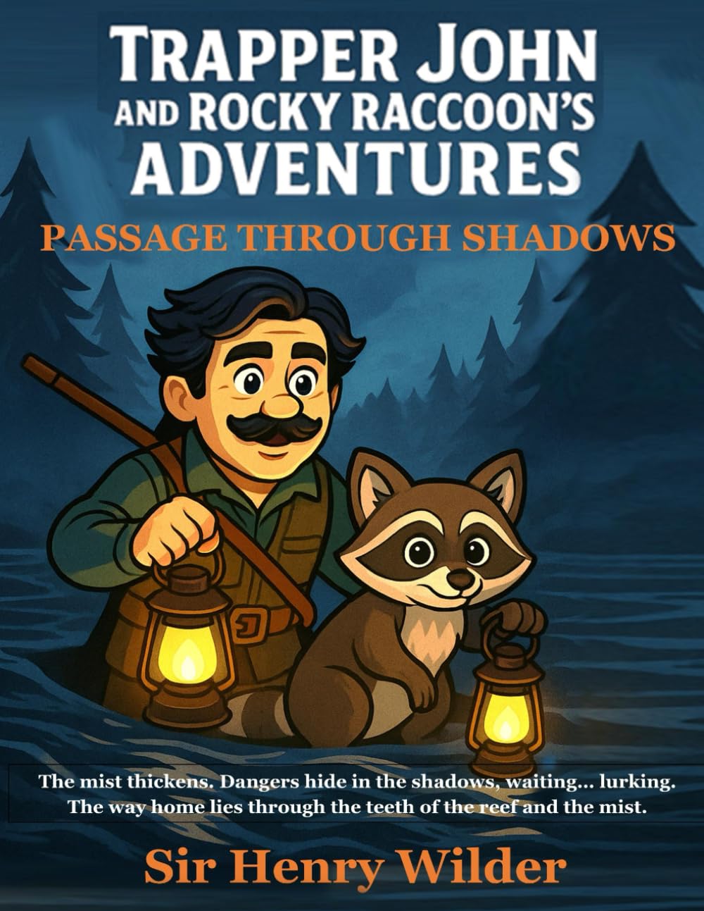 Passage Through Shadows: The mist thickens. Dangers hide in the shadows, waiting… lurking. The passage home lies through the teeth of the reef and the mist.