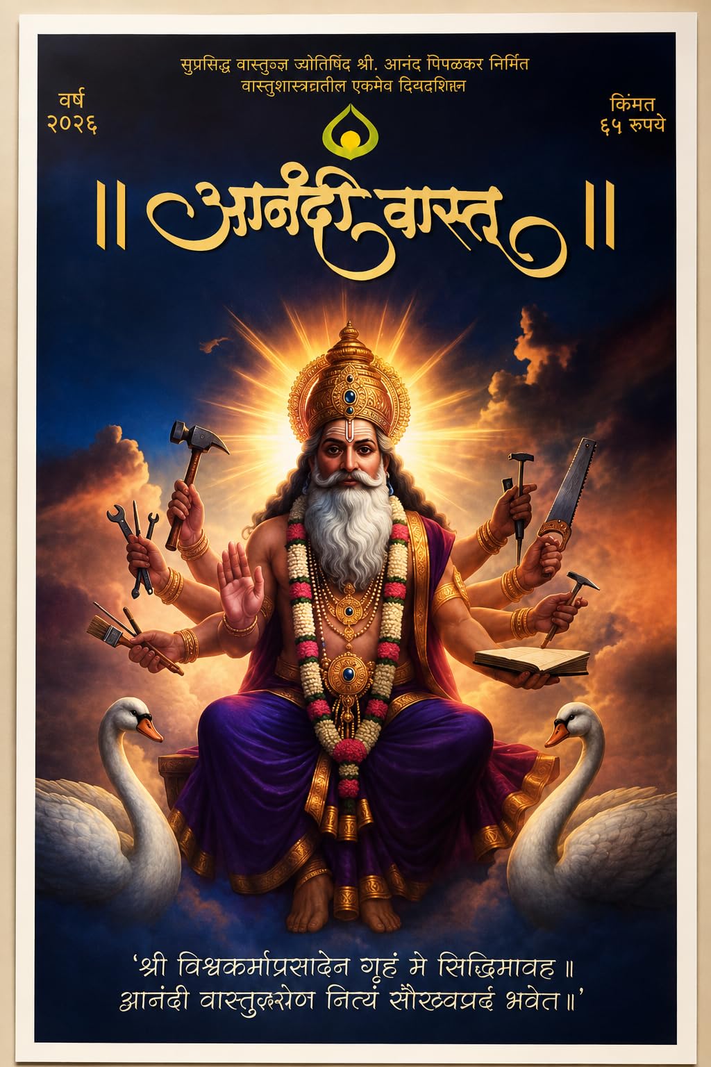Anand Pimpalkar Anandi Vastu Calendar 2026 | आनंदी वास्तू दिनदर्शिका 2026 | Anandi Vastu Calendar2026 | Vastu Tips, Daily Auspicious Timings, Graha Nakshatra & Remedies | Anand pimpalkar products AnandiVastu Calendar 2026-picture-17