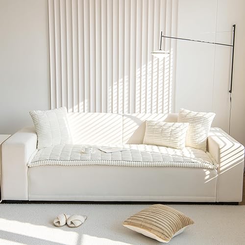 Miniatura 12 de ele ELEOPTION Fundas mullidas para sofá para mascotas, manta lavable de felpa para perros pequeños, medianos y grandes, protector de muebles para