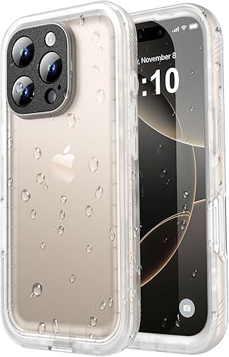 Miniatura 28 de SPORTLINK Funda para iPhone Air, IP68, impermeable, protección militar, cuerpo completo, resistente, a prueba de golpes, sellado 360, a prueba