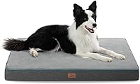 Vista 66 de Bedsure Cama de espuma viscoelástica para perros extragrandes, camas ortopédicas XL para mascotas con funda extraíble lavable y parte inferior