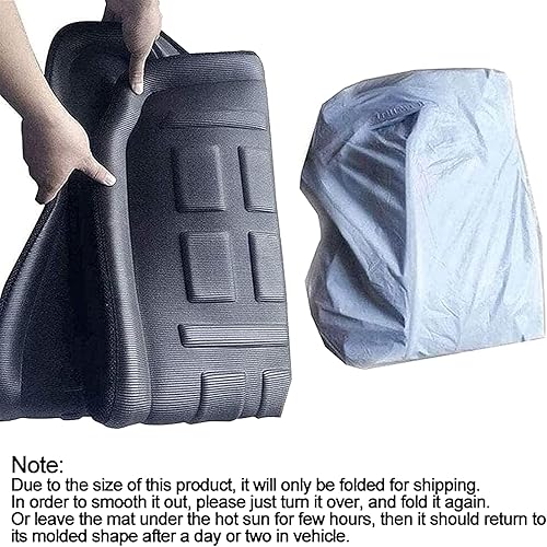 Miniatura 8 de SXTEEN Alfombrilla de carga para maletero trasero de automóvil para Volvo XC40 2018 2019 2020 2021 2022 2023, bandeja de goma para todo tipo de