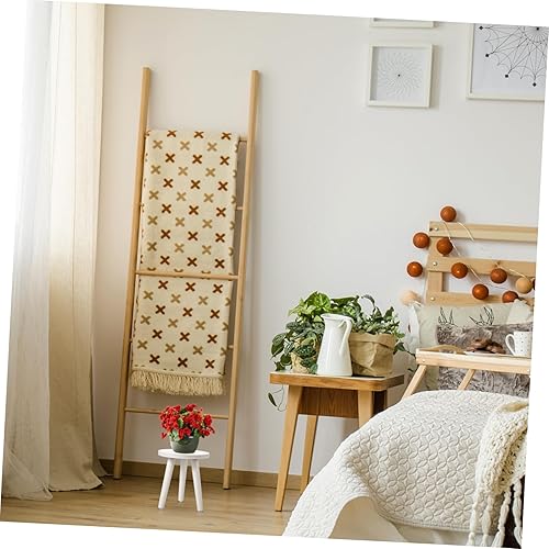 Miniatura 7 de Zerodeko Soporte de madera maciza para flores, soporte de madera, soporte de exhibición de madera, planta suculenta, taburete para plantas, estante