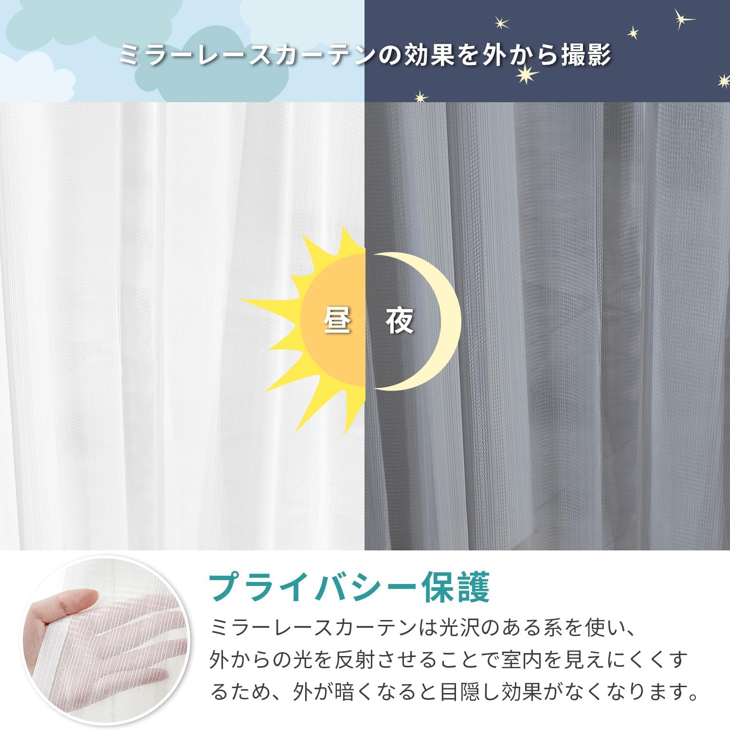 Amazon｜Hansleep カーテン 1級遮光 4枚組 セット ブラック 幅150cm丈