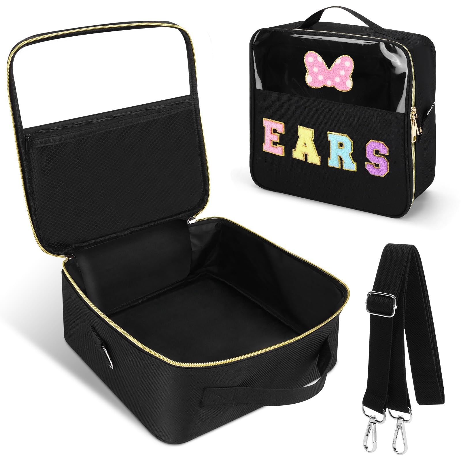 Bandeau accessoires pour cheveux sac de rangement - Le cadeau parfait pour voyage filles et femmes