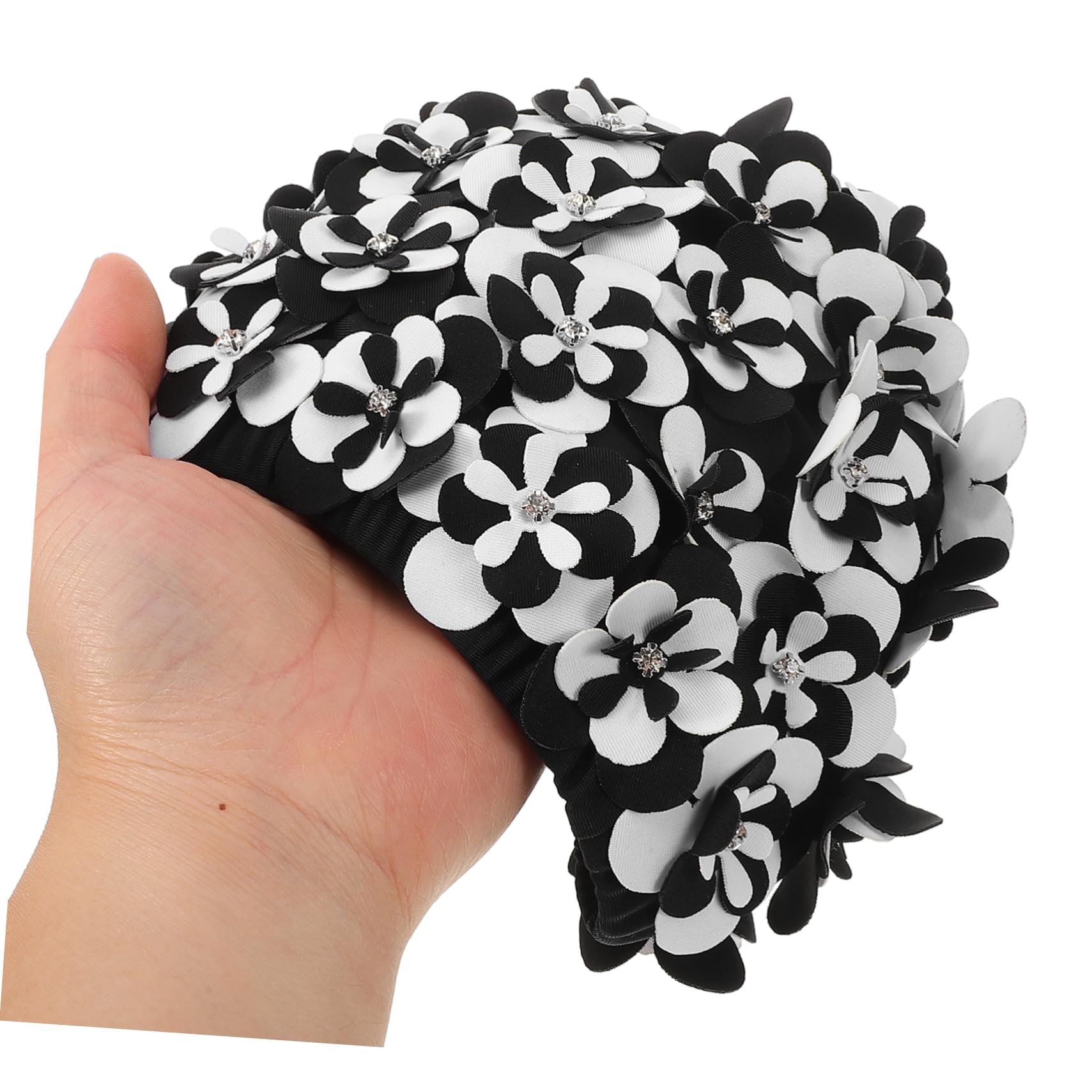 BESPORTBLE Gorro de natación Gorros de baño para protección del Cabello Sombrero para Nadar Gorro de Piscina Gorro Impermeable Gorras de natación de Verano Gorro de baño de Flores