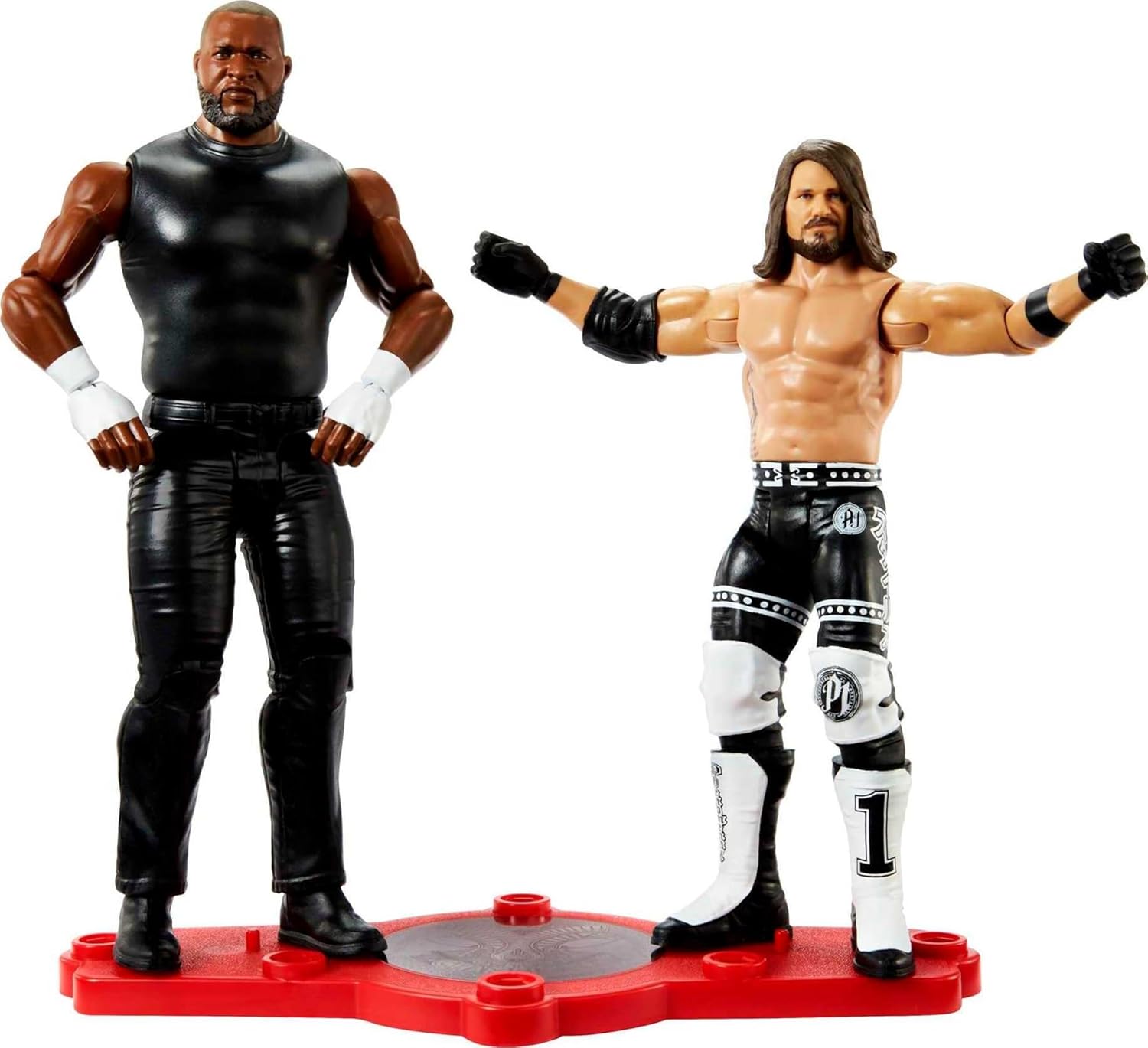 Mattel Jeff Hardy vs AJ Styles Championship Showdown 2-Pack 6-inch Action Figures Friday Night Smackdown Battle Pack for Ages 6 Years Old & Up