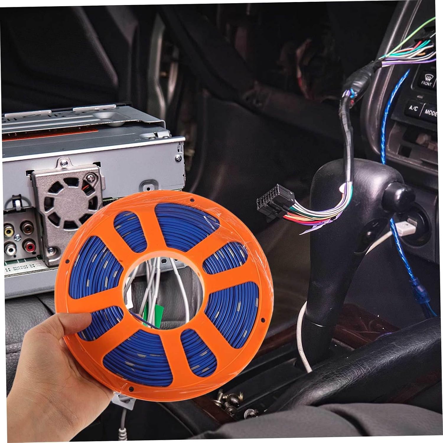Mikinona 1 Roll Automotive Wire Harness Pure Insulated Wiring for Truck Modification Flexible Electrical Wire for Upgrading Vehicle Circuits Safe and Efficient Transmission