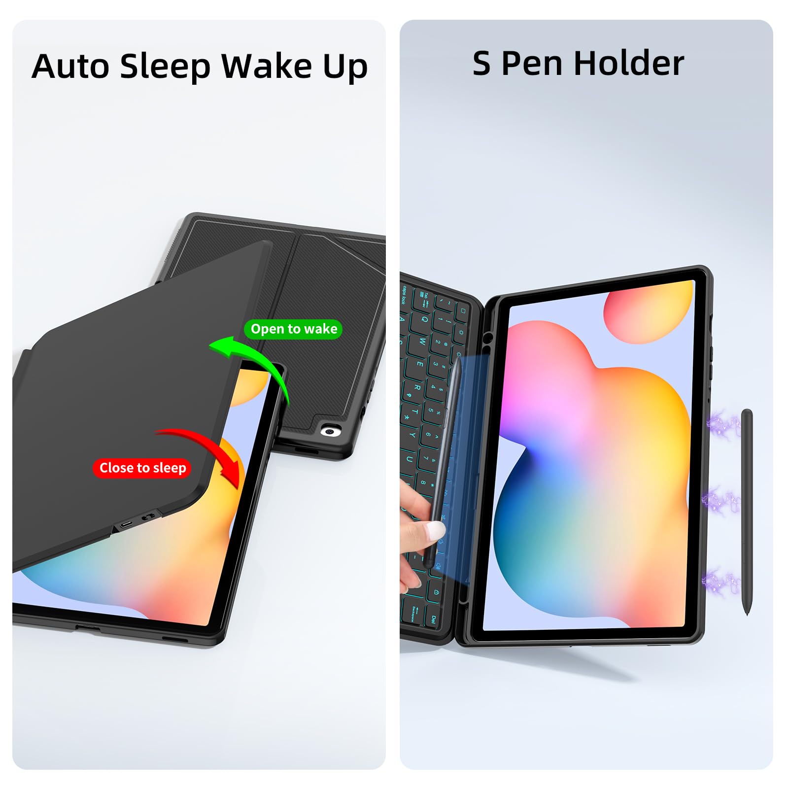 Amazon.co.jp: JUQITECH トラックパッドキーボードケース Samsung