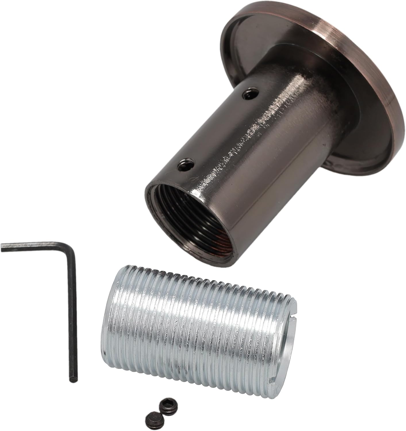 Supplying Demand UCVR-AC Fireplace Fire Pit | Universal Flange-Antique Copper with Threaded Bushing and Hex Wrench