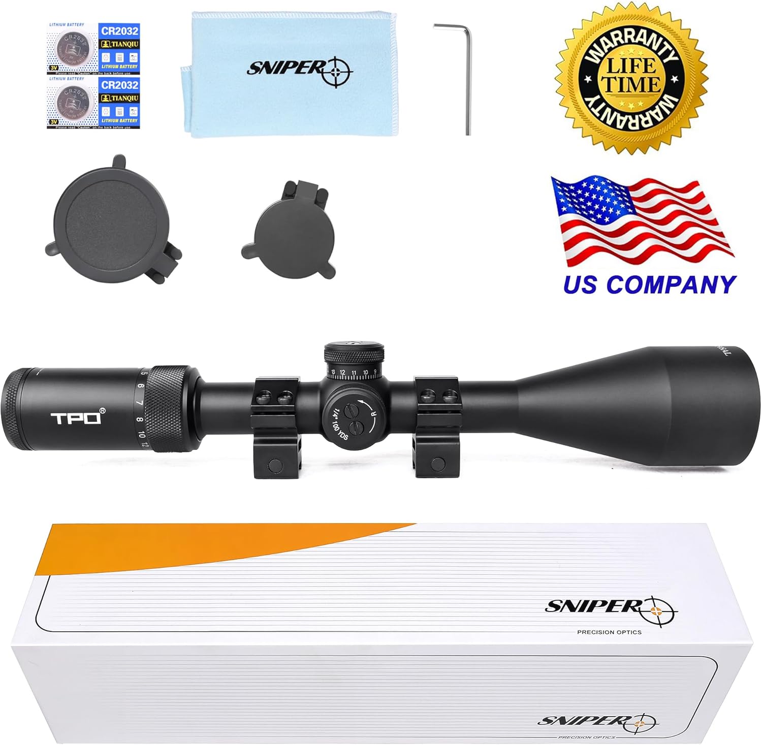 Rifle Scope 4-16x50mm, ET4-16x50AOL Riflescope
