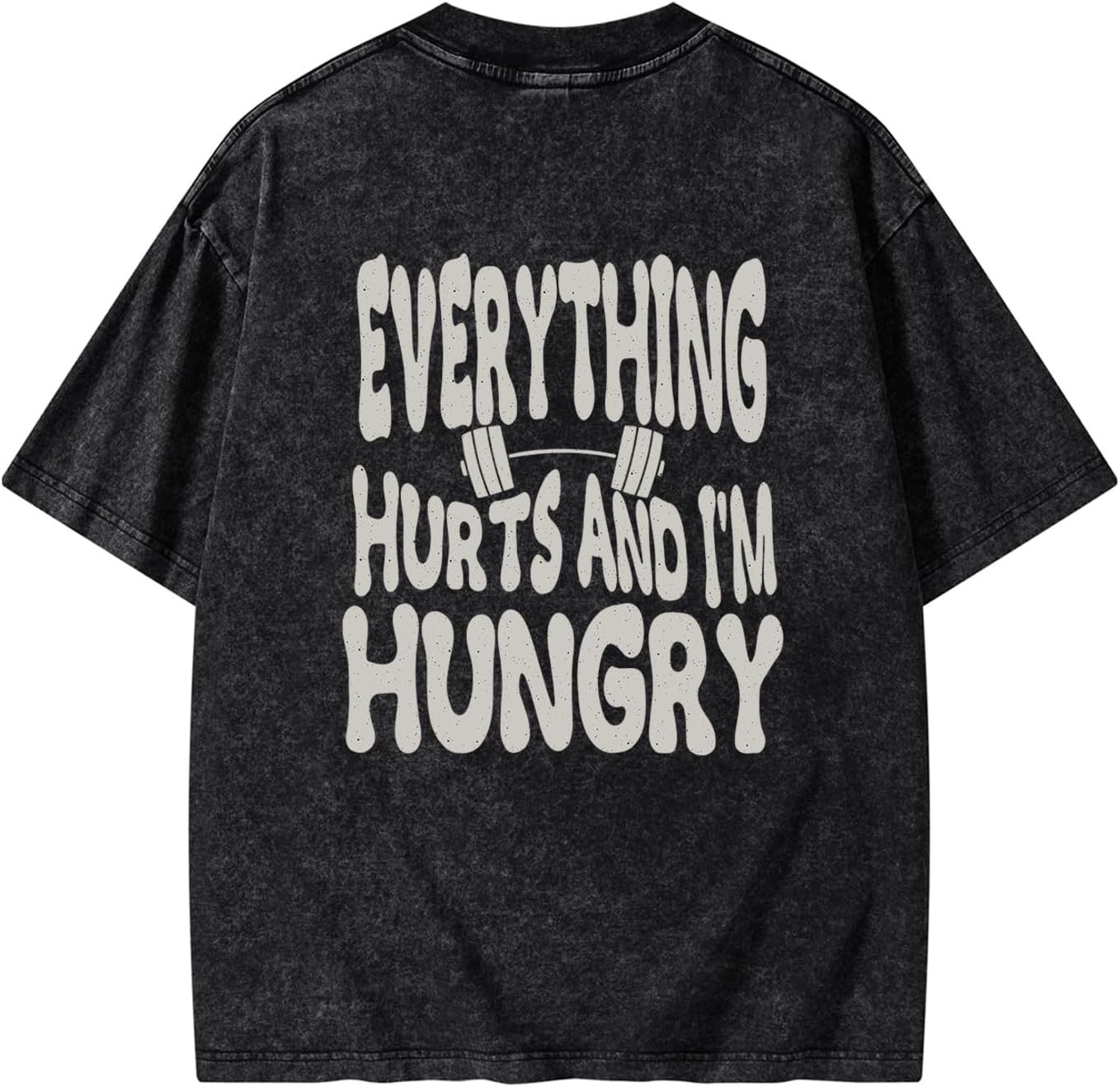 Relatable Gym Shirt for Women - Everything Hurts and I'm Hungry Funny Workout Tee - Comfortable Fitness Apparel for Trainin