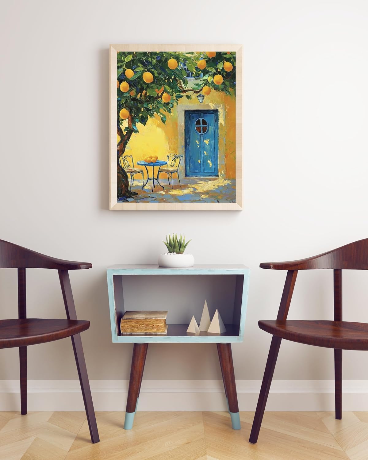 5DDIYART Lemon Fruit Paint by Numbers for Adults Beginner, Paint by Number Kits on Canvas Without Framed,Paint by Easy Acrylic Painting Home Wall Decor 16x20inch