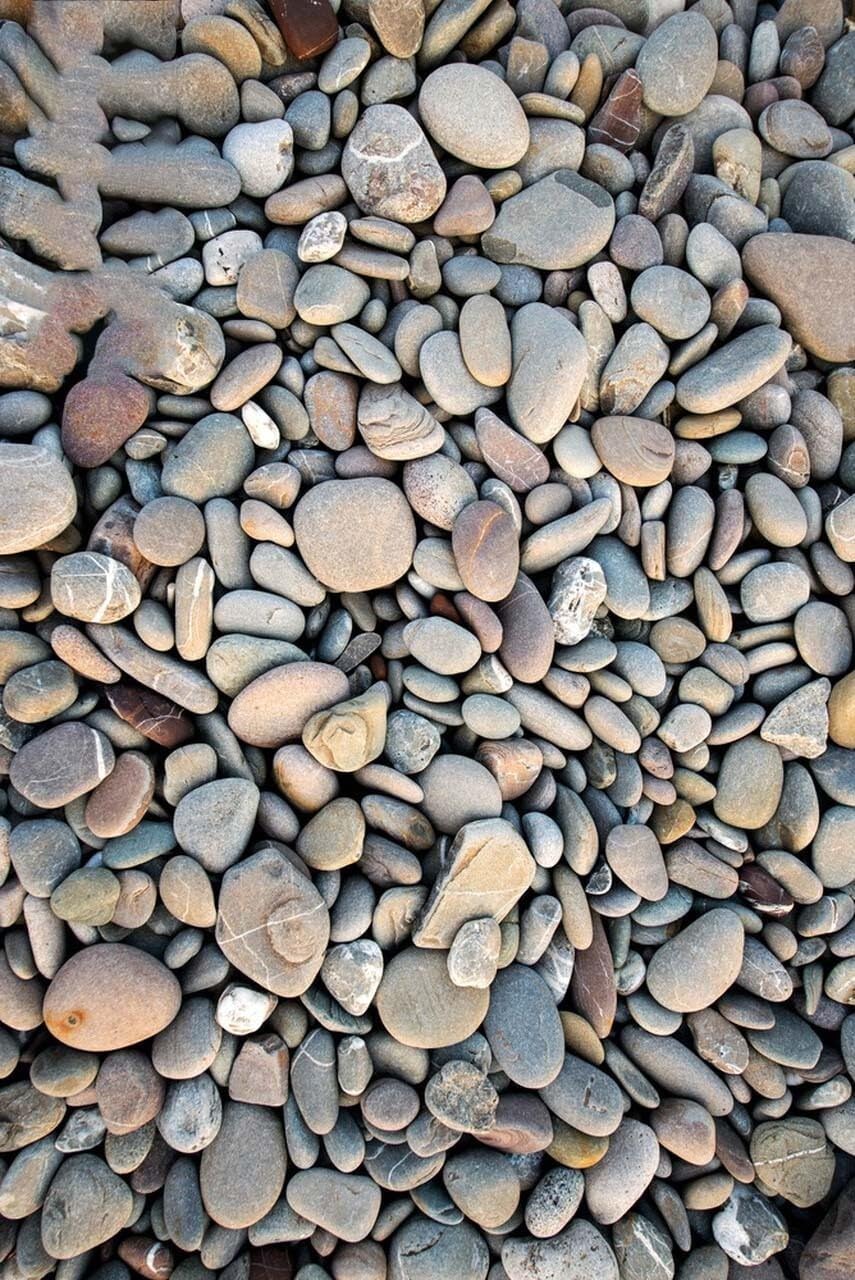 Modern Simulation Natural Cobblestones Pattern Waterproof Thin Farmhouse Outdoor Rug 2x3 Washable No Shedding Cozy Floor Mat for Patio Pool Deck Balcony Backyard Porch Balcony Decor Carpet