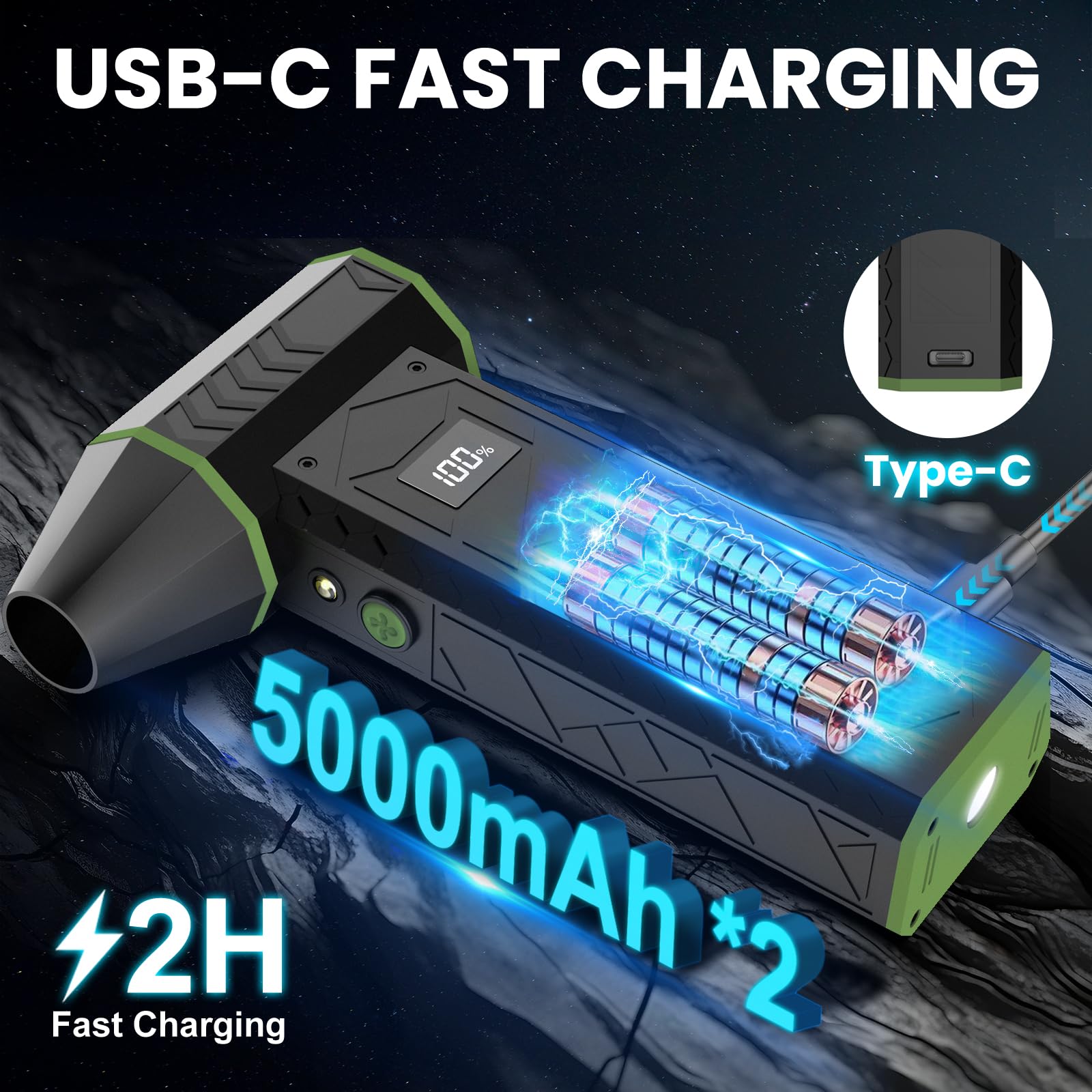 Dépoussiéreur à Air Comprimé 180 000 Tr/min - Dépoussiéreur électrique