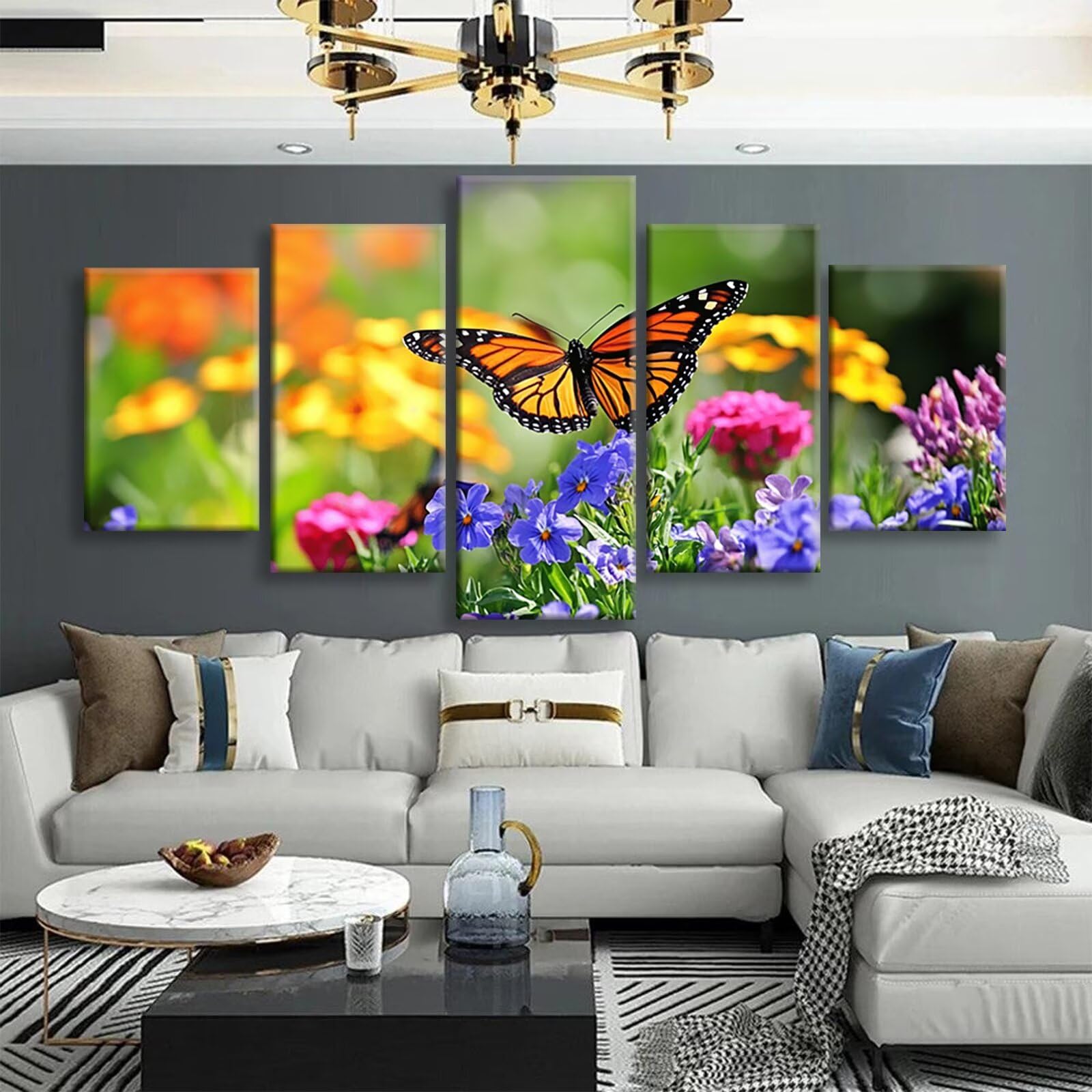 Motyl, sztuka diamentowa, 5D, do malowania, kwiatów, 5 sztuk, DIY, kryształowe zestawy artystyczne, dla dorosłych, pełne okrągłe wiertło, kamienie szlachetne, sztuka i rękodzieło, zestaw mozaikowy do