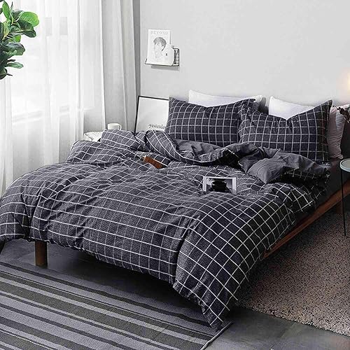 Nanko - Juego de funda de edredón para cama individualqueenking