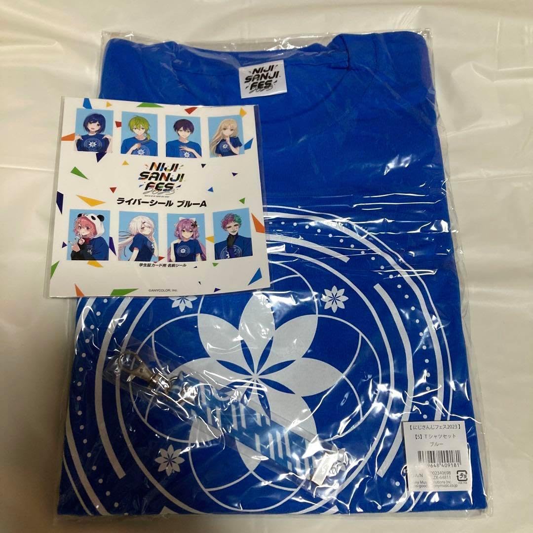 にじフェス2023クラスT ブルー にじフェス2023】クラスTシャツ ランダム缶