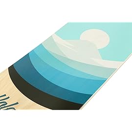 VOLADOR Urban Freeride Pro Longboard| Adaptive Cruiser 42inch| North America Maple| Camber Concave Drop Through Longboard Complete| Setup for Urban Commuting (Fuji Summer)