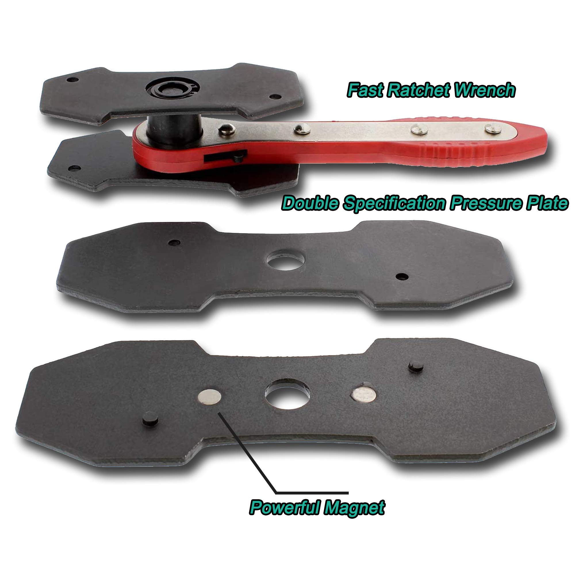 Prensa De Pinza De Freno De Trinquete, Pinza De Trinquete Universal Para Coche, Esparcidor De Almohadilla De Trinquete Para Herramientas De Reparación De Garaje Automóviles, Función De Instrumento