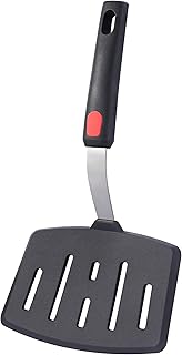 Silicone Wide Spatula, Slotted Turner for Cooking or Baking, Large Pancake Spatula for Egg, Fish, Steak, Flipping and Wok Use, Dishwasher Safe