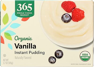 365 by Whole Foods Market, Organic Instant Vanilla Pudding Mix, 3.7 Ounce