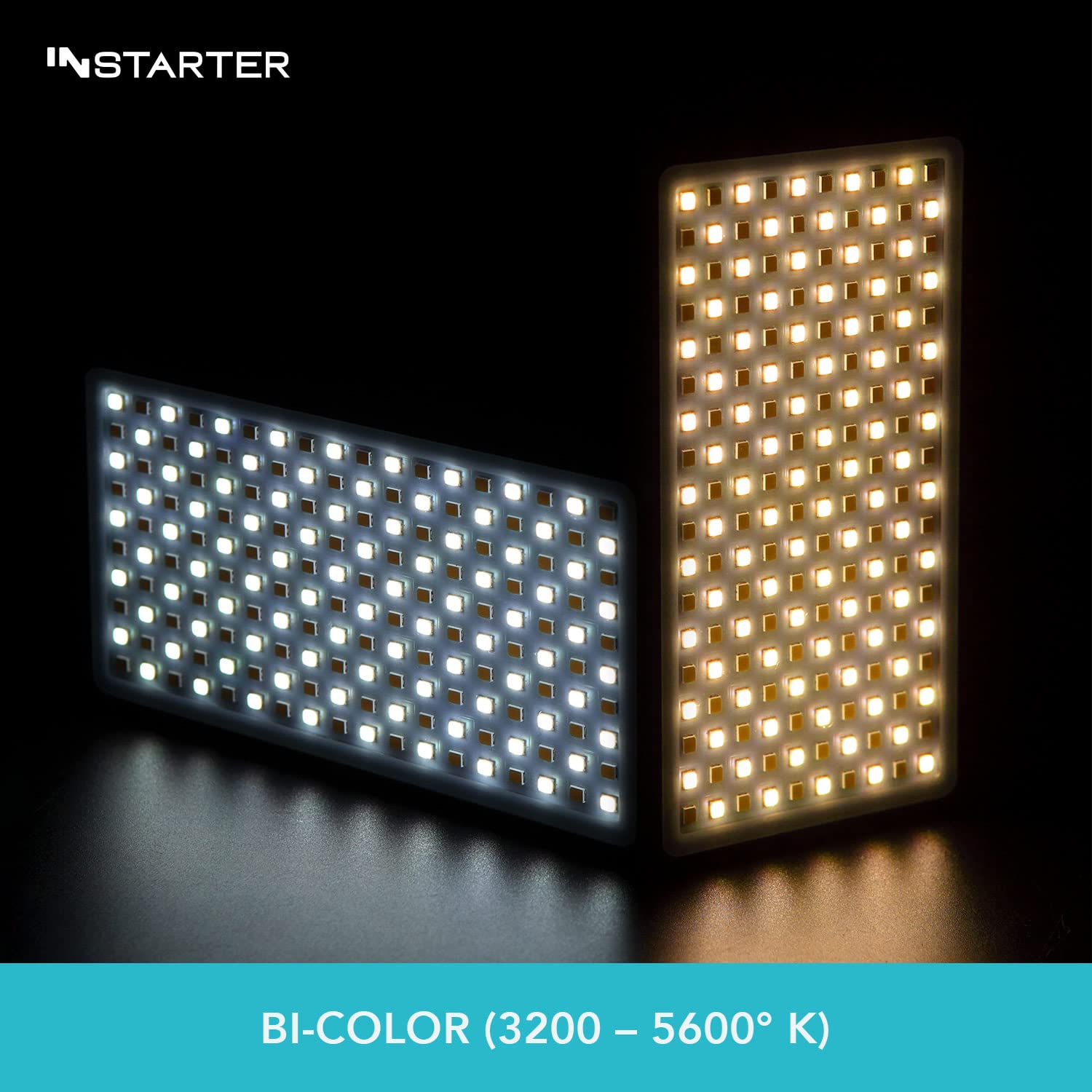 Spectar LED Videoleuchte, Kamera Beleuchtung mit Bi-Color im Pocket-Format, 12 W Videolicht mit Diffusor, Studiolicht mit Powerbank-Funktion