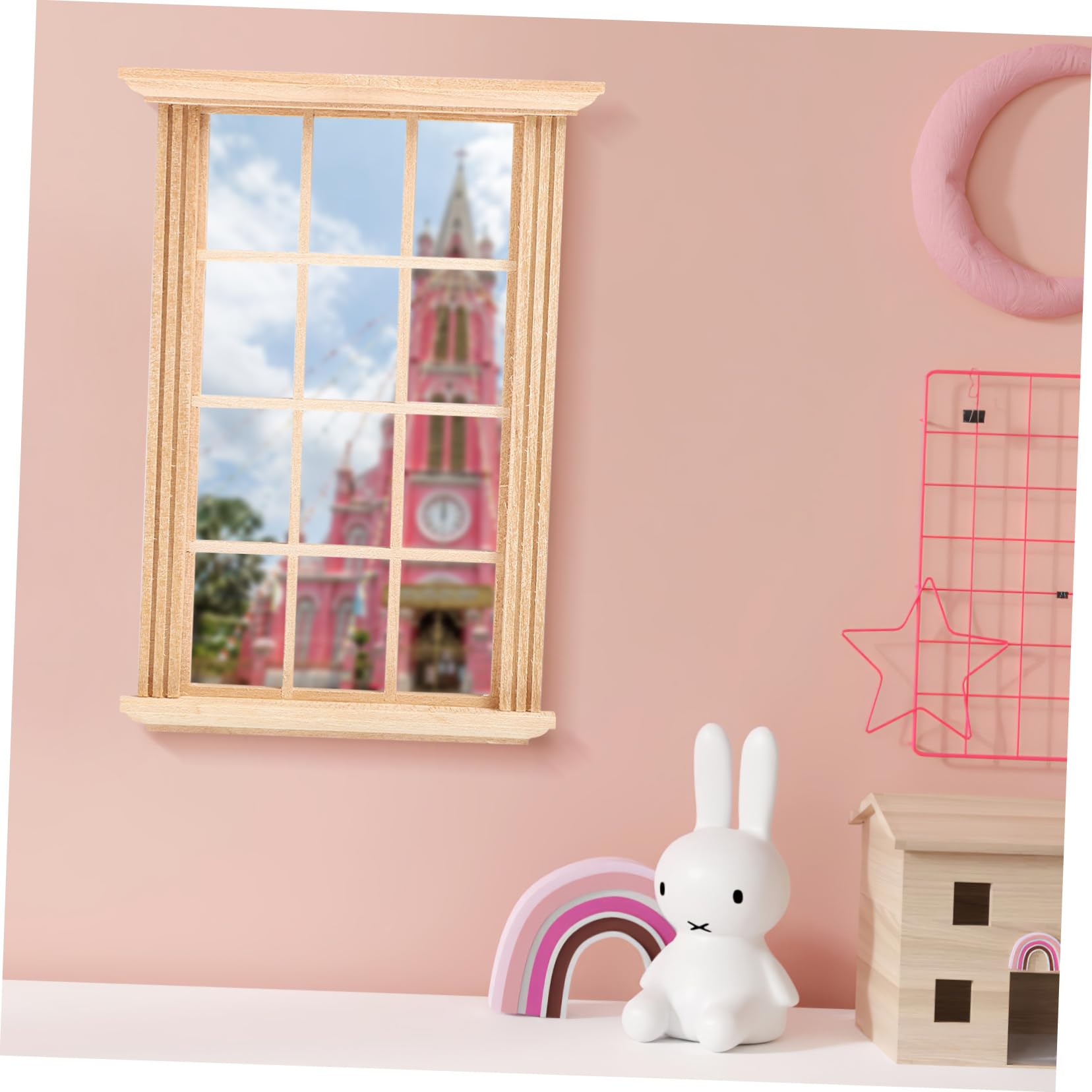 Amazon.co.jp: TOYMYTOY 2個 窓枠モデル ミニ窓枠フィギュア 