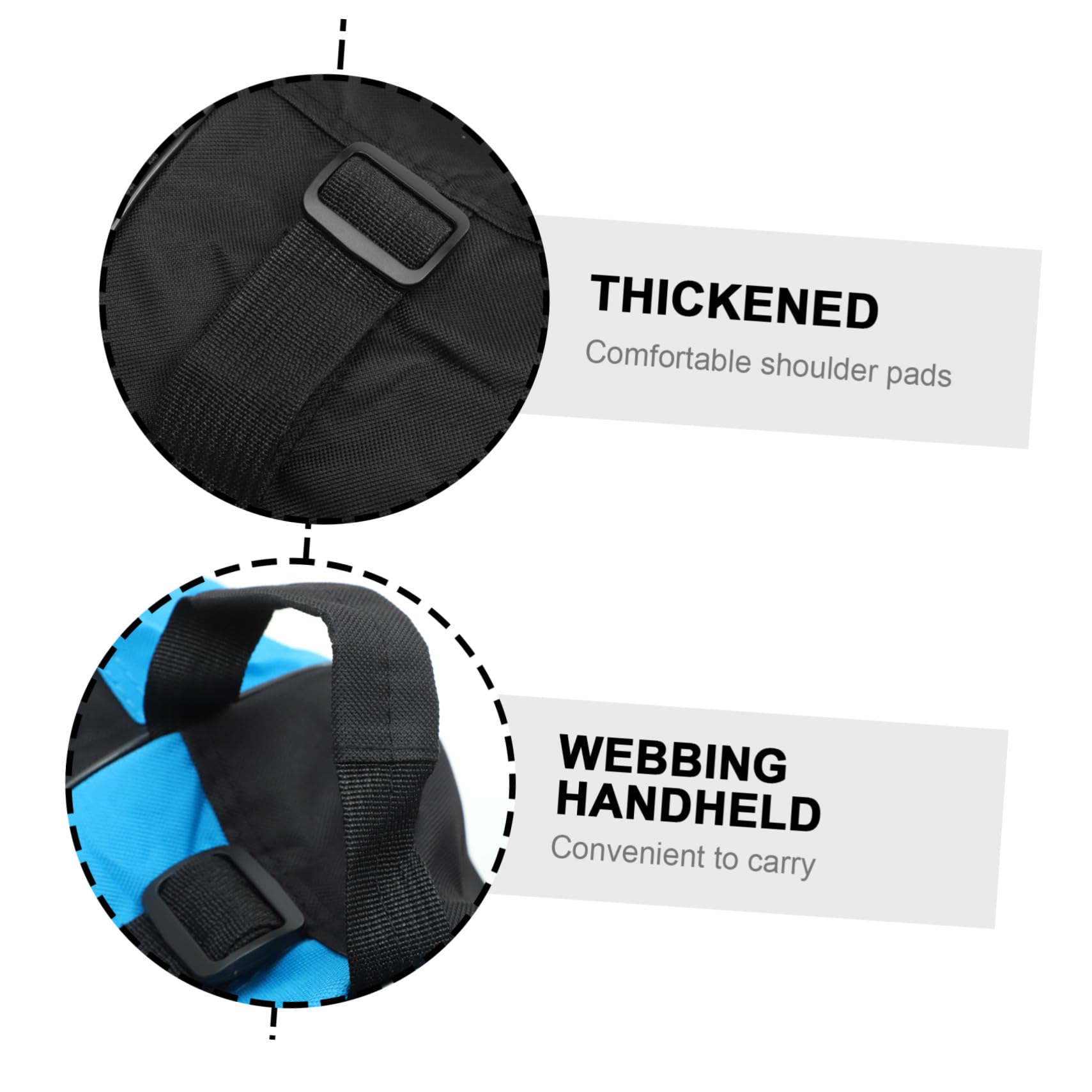 Hemobllo Borsa Porta Pattini Rotelle e Ghiaccio 2 Unitá Oxford Resistente per Trasporto e Uso All'aperto Design Semplice e Stile alla Moda