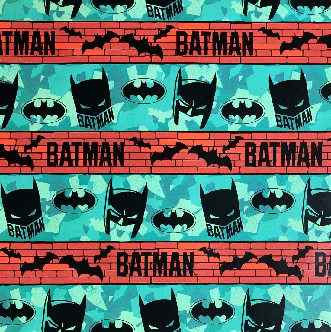 Batman Wrapping Paper Gift Wrap (3.33 Feet Wide 70 Sq Feet) Amazon