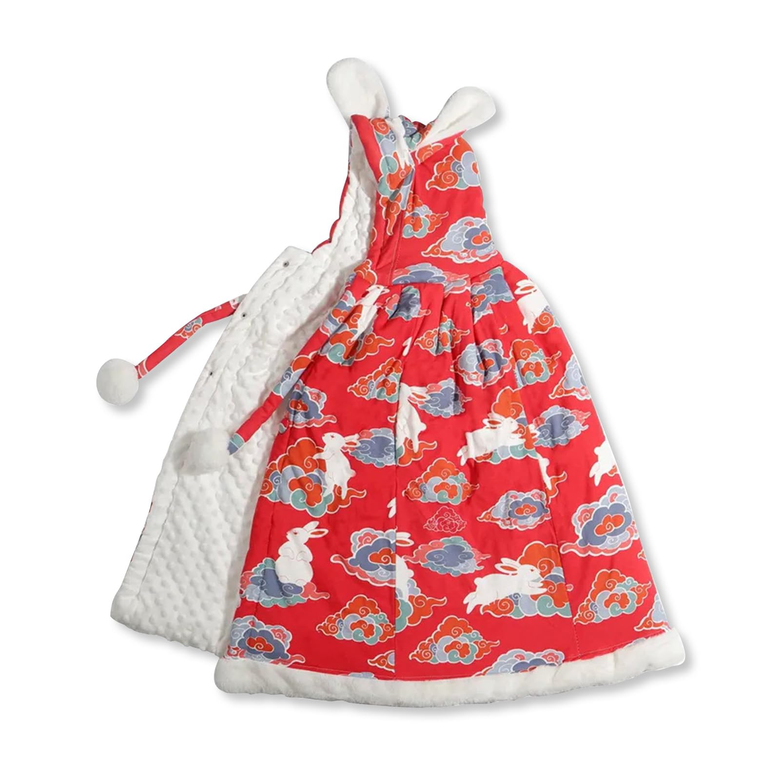 SONARIN Baby Kapuze Cape,Warme Kleinkind Poncho Umhang Mantel Winterjacke Schneeanzug Dicke Kleidung Niedliches Winter-Outfit Wickeldecke für Baby Mädchen Jungen