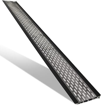 DIY Gutter Guards, 5 Inch, 5 in Sample, Stainless Mesh, Black