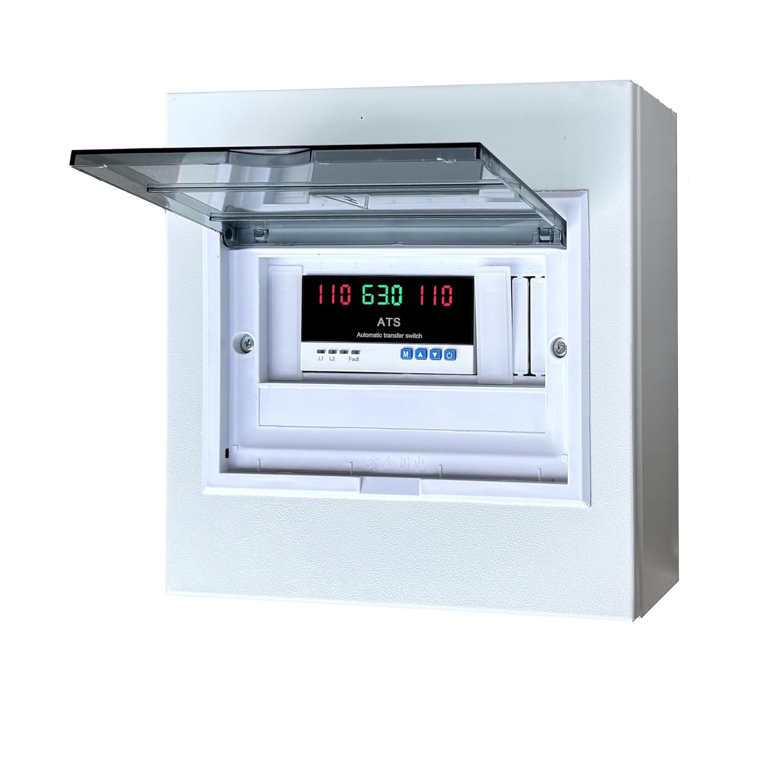 Automatic Generator Transfer Switch 63A 110V Dual Power Supply with LED Display L1 Preferred 50/60Hz CE Certified ATS Automatic Transfer Switch ensures Stable Transmission and is Easy to use