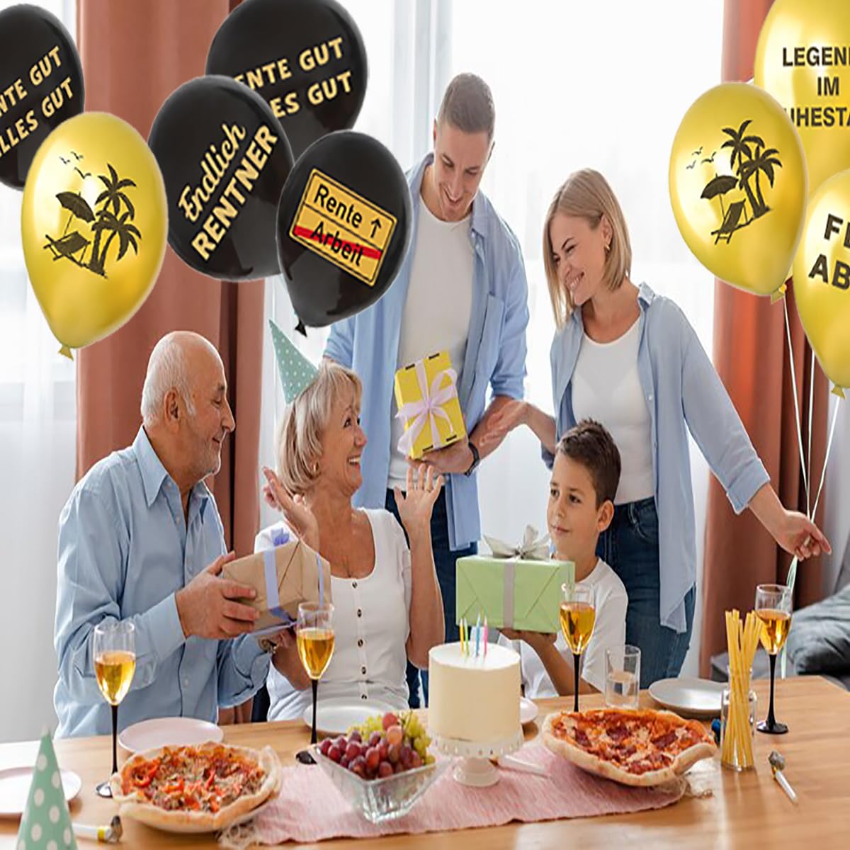 Palloncino Numero 18 Oro Totem | addobbi per feste a tema chic