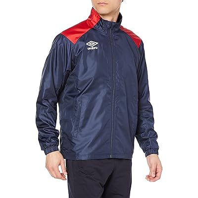 [アンブロ] サッカー チームウェア 練習着 ピステ 撥水 防風 長袖 ジャケット フルジップ Oサイズ