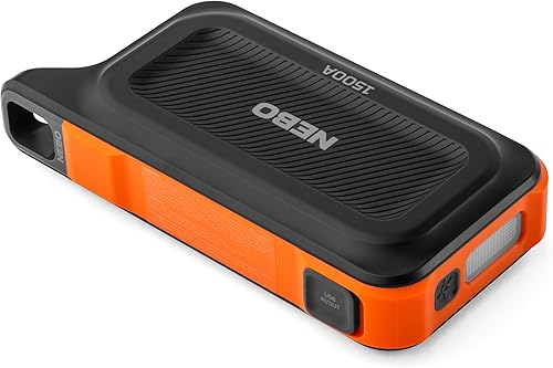 Miniatura 2 de NEBO Arrancador portátil de batería de coche de 1500 A  Fuente de alimentación de 29.9 Wh, reinicia camiones y SUV de 12 V, 30 aumentos de batería