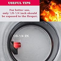 Vista 4 de Paquete de 2 encendedores de barra caliente compatibles con parrilla de pellets de madera Pit Boss y Camp Chef, el kit de elementos calefactores
