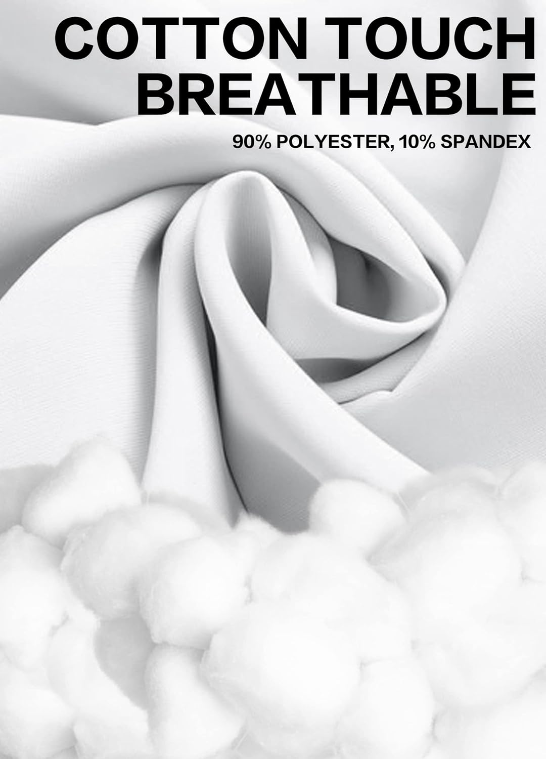 Hiverlay Women Golf Polo Dress with Shorts Short Sleeve V Neck Collar Tennis Dress Ladies Athletic Dresses with Pockets White Small - Image 3