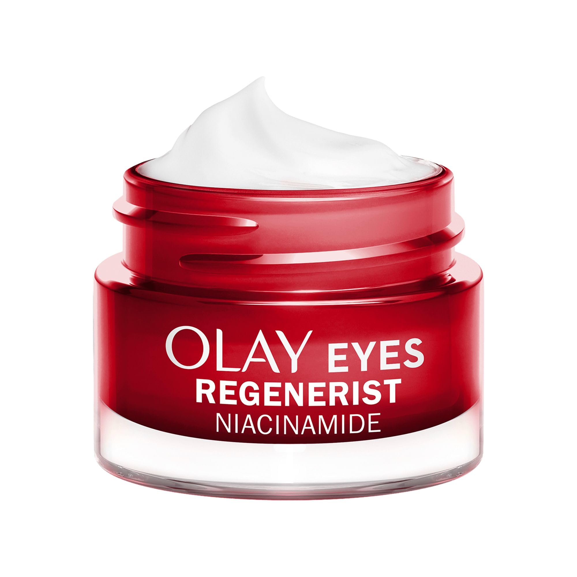 Olay Contorno de Ojos con Niacinamida. Hidratante Antiarrugas y Antiedad para la Zona de los Ojos con Niacinamida. Regenera e Hidrata. Mejora los Signos del Envejecimiento. No Grasa. Sin Perfume. 15ml