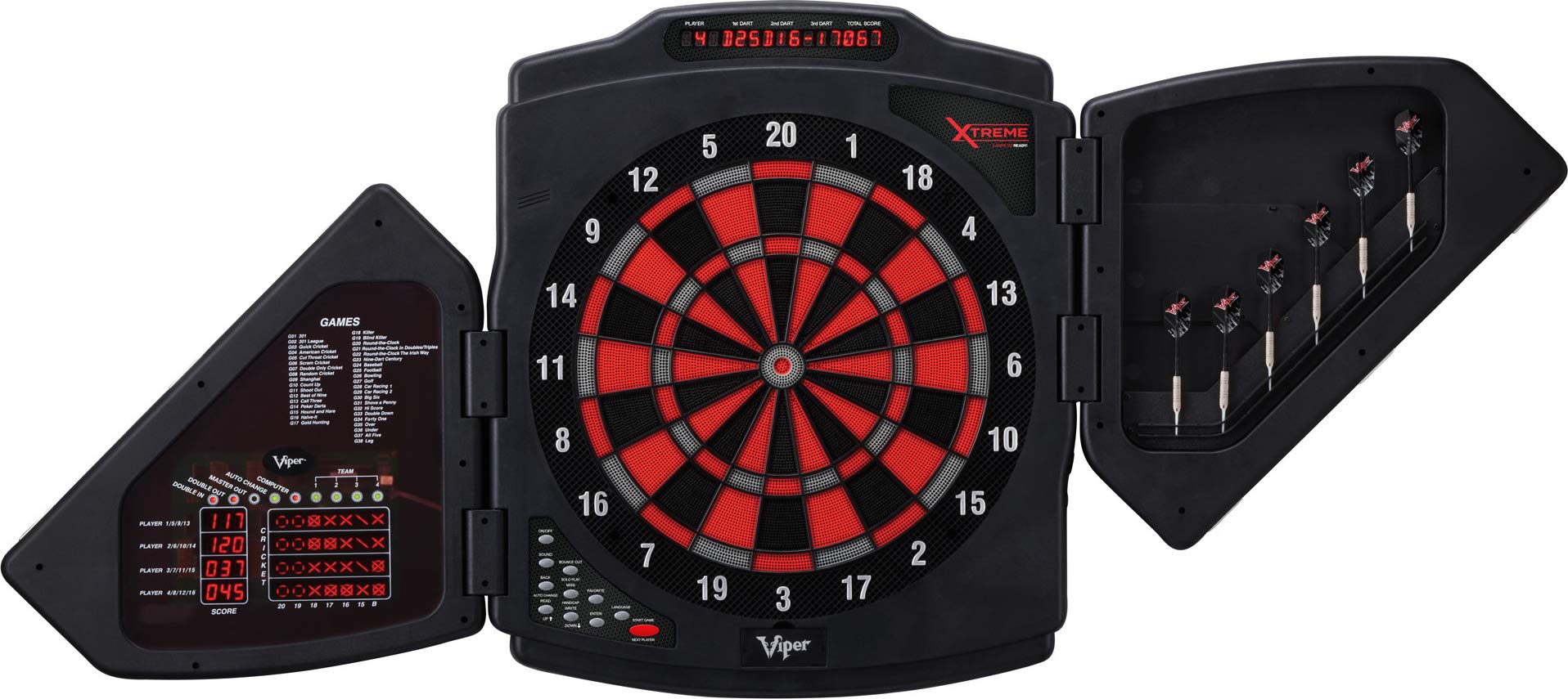 Buy Viper XTreme Electronic Dartboard, Modern Door Shield, Built In
