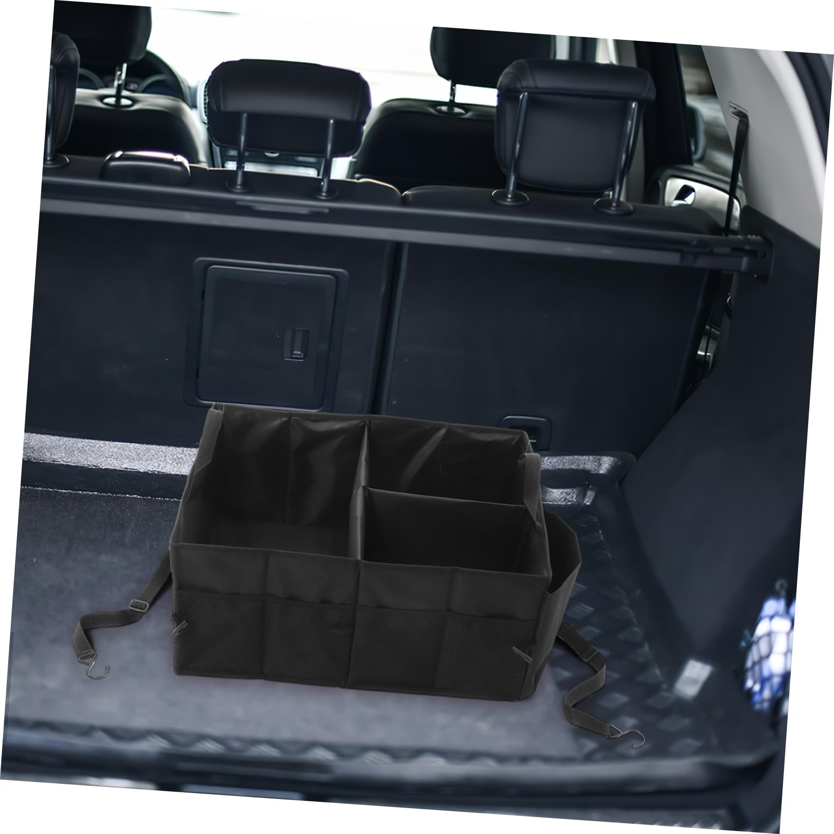 Gatuida Organizer per Baule Veicolo in Poliestere con Scomparti Multipli e Maniglie Rinforzate per Suv e Veicoli 135