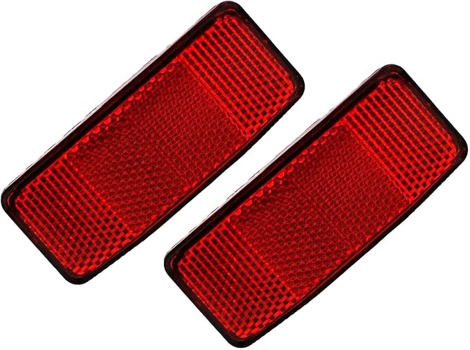 Harilla 2x Bike Reflectors for Night Riding Reflectors Basket Mount ...
