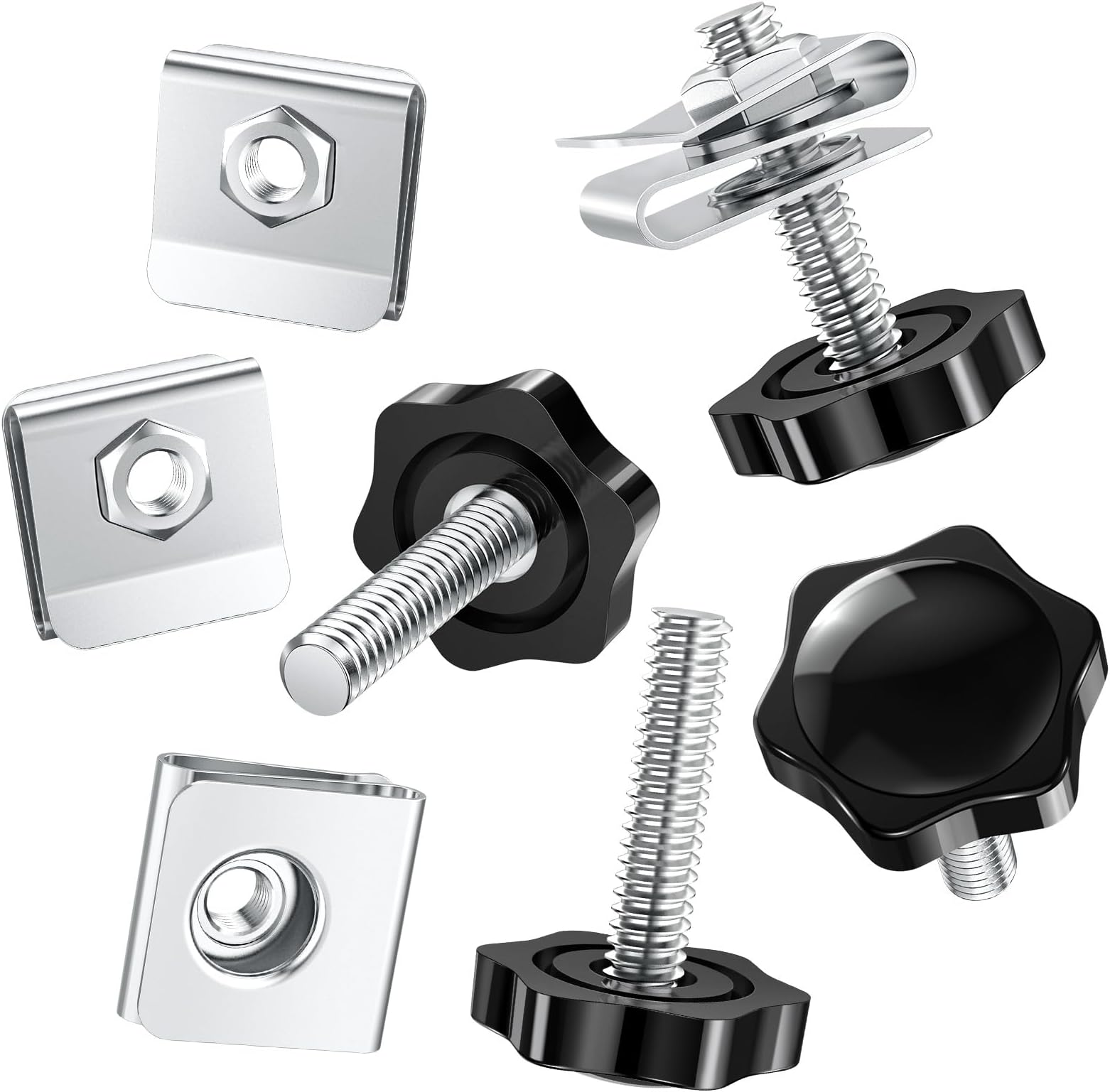 Amazicha Saddlebag Locks Theft Deterrent Saddle Bag Mounting Screw Bolt Black Fit for Harley Davidson Touring Street Glide,Electra Glide, Road Glide, Road King 1988-2024