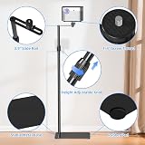 suptek Projector Stand 360°Swivel, Sofa Against Wall Hidden Projector Floor Stand, Height Adjustable, Mini Floor Mount Bracket Compatible with Home Office Video Vlog DVR Camera PR001FP - 6