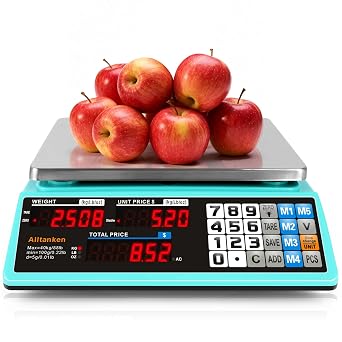 88lb Commercial Food Scale Lb/Kg/Oz Conversion, Price Computing Scale
