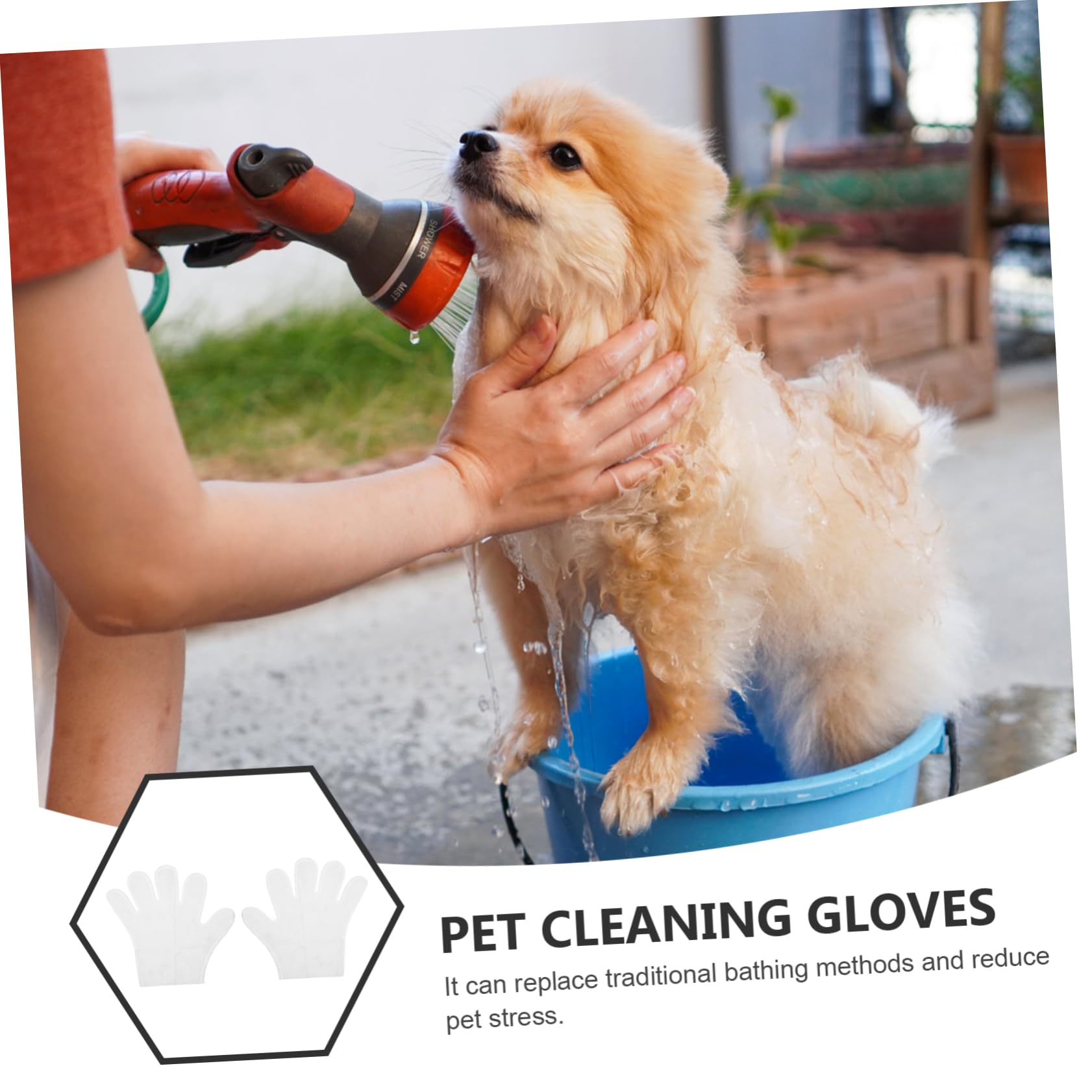 WOONEKY 6piezas Guantes De Limpieza Reutilizables para Guantes para y Gatos Limpieza Sin Agua y Absorbentes Cuidado De