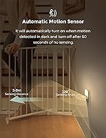 Vista 9 de L LOHAS LED Luz nocturna con sensor de movimiento enchufable, luz nocturna activada por movimiento, luz con sensor de oción para interiores